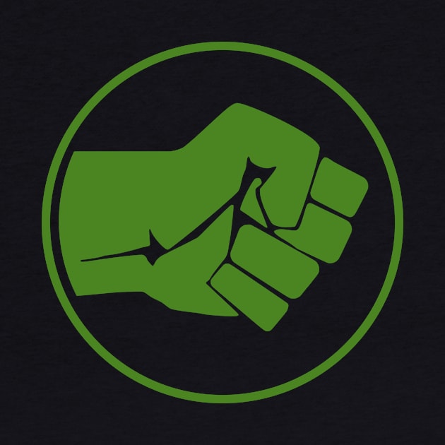 Green Smash Fist by IORS